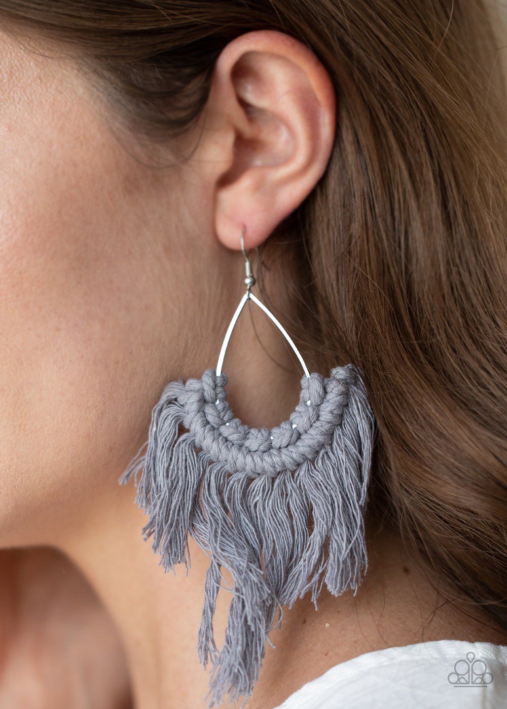 Wanna Piece Of MACRAME? - Silver*