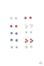 Load image into Gallery viewer, Starlet Shimmer ~ &quot;Patriotic Stars&quot; Earrings